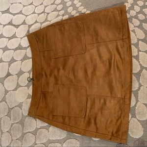 Suede Skirt